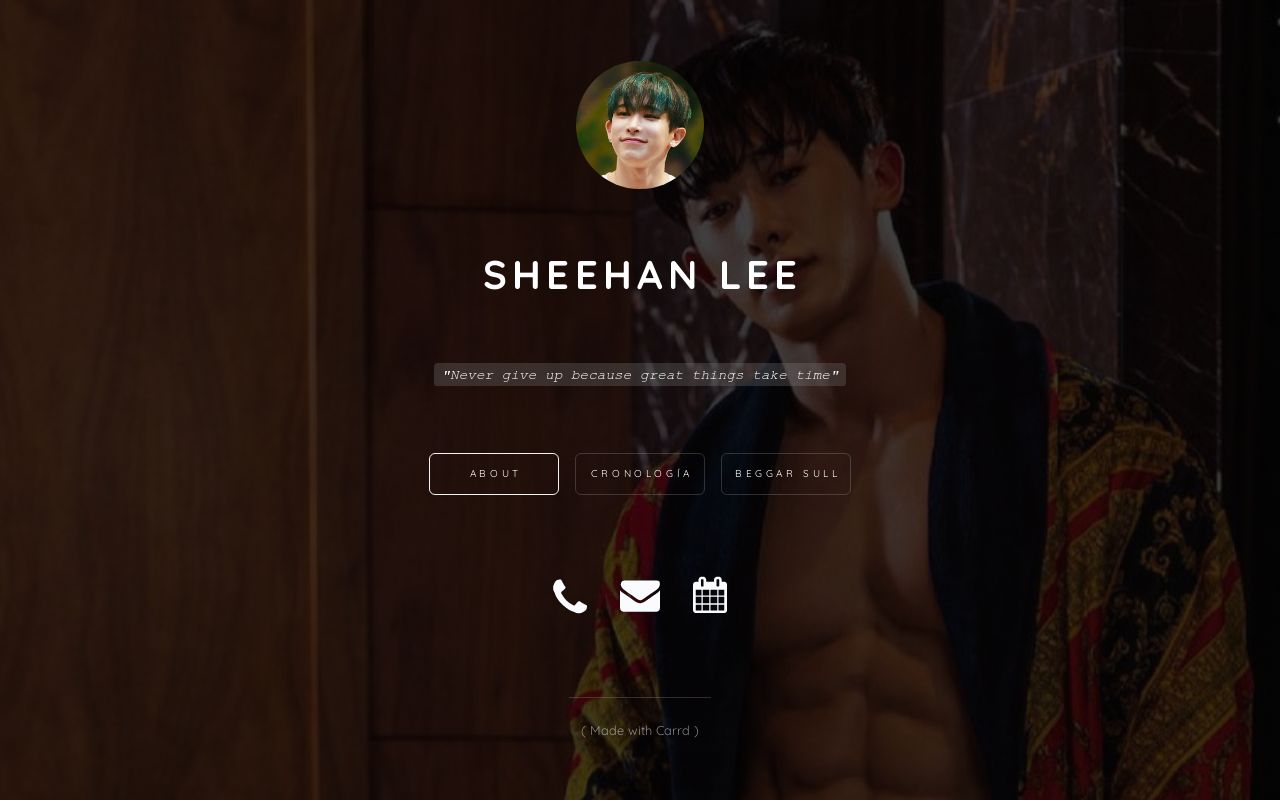 Carrd profile picture for @sheehan